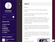 Tablet Screenshot of chuffincat.com